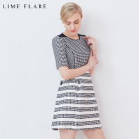 LIMEFLARE/莱茵专柜春夏专柜几何图连衣裙LM15102WOP006_1
