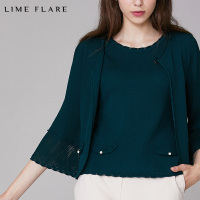 【商场同款】LIMEFLARE/莱茵福莱尔波浪针织开衫LM1D303KCD107_2