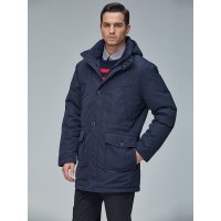 大卫山Dave Hill冬季爸爸装保暖外套加厚商务休闲中长款中年羽绒服男