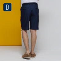 Dave Hill大卫山夏季透气舒适科技数码印花快干商务休闲短裤男士