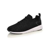 李宁(LI-NING)男鞋休闲鞋透气一体织男士透气耐磨运动鞋AGCM055