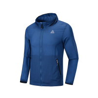 李宁(LI-NING)男子防晒服夏季薄款时尚连帽风衣舒适透气风衣外套皮肤衣AFDP471