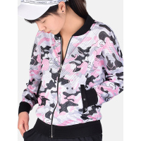 李宁女款运动夹克2019夏季针织镂空开衫外套时尚花纹 AJDP024