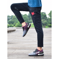 李宁(LI-NING)运动裤男士夏季速干轻薄透气时尚印花吸湿排汗健身跑步休闲长裤AKYP041