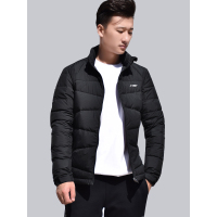 李宁(LI-NING)运动羽绒服男士冬季舒适保暖休闲时尚简约大方轻质羽绒服上衣外套AYMN033