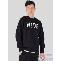 李宁(LI-NING)运动卫衣套头衫男士韦德系列时尚字母印花运动服上衣AWDP071