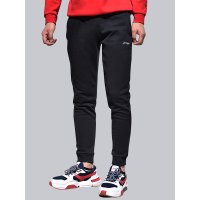 李宁(LI-NING)运动裤男士秋冬季加绒保暖舒适休闲简约运动长裤子AKLN961