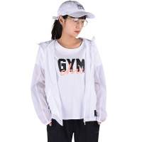 李宁(LI-NING)运动风衣女士夏季轻薄款篮球系列锦纶速干舒适休闲开衫连帽运动服上衣AFDP088