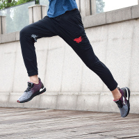 李宁(LI-NING)收口男裤潮夏季训练宽松透气大码休闲运动服AKYP041