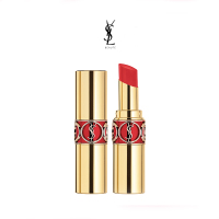 YSL圣罗兰莹亮纯魅唇膏圆管#81南瓜舒芙蕾色3.2g 高度显色 防水防汗不沾杯 不易脱妆