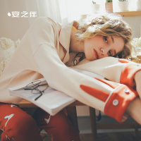 安之伴特卖棉质睡衣卡通可爱开衫长袖休闲宽松大码长裤两件套装家居服