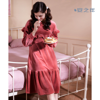 安之伴特卖春秋休闲珊瑚绒可爱女士外穿时尚家居服