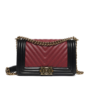 Royal Maine 新款〖小香风〗经典菱格链条锁扣包单肩斜挎包女包