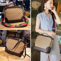 2019新款女士包包女包帆布包宽肩带斜挎包单肩包女包大容量