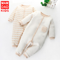 南极人童装新款婴幼儿空气层爬爬服哈衣男女宝宝长袖宝宝连体衣
