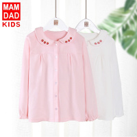 南极人女宝宝打底衫秋冬长袖公主苹果领儿童打底衫女童T恤