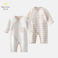 南极人儿童彩棉爬爬服宝宝连身衣连体衣 婴幼儿哈衣蝴蝶衣