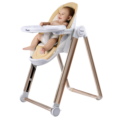 Pouch宝宝餐椅儿童座椅多功能可折叠便携式仿生餐椅婴儿吃饭桌K20