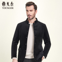 Youngor/雅戈尔春款男士西服商务休闲西装男单西外套男4b71