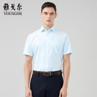 Youngor/雅戈尔绿色商务正装纯棉面料 修身剪裁 DP免烫衬衫006SBY