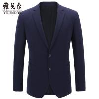 雅戈尔男装西服时尚男士西服修身弹力商务休闲上衣