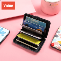 第九城（V.NINE）卡包男女多卡位卡盒铝合金大容量便携银行卡套防摔耐磨名片卡套
