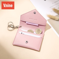 第九城（V.NINE）卡包女士迷你小巧多卡位零钱包韩版简约休闲超薄手拿包