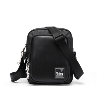 第九城（V.NINE） 单肩包男士潮流运动骑行小背包大容量PU防泼水