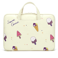 第九城（V.NINE） 苹果华为个性图案印花手提电脑包13.3英寸防泼水联想内胆女士包包