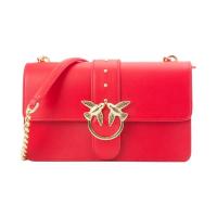 Pinko 女士链条拼皮单肩大号基础款飞鸟燕子包1P21DS Y5EU R24