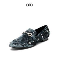 AITA粉红色织物女士深口单鞋