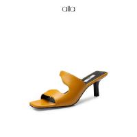 AITA PU革女士凉鞋姜黄色