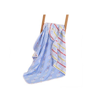 美诺辰 四层纱布儿童婴儿午睡毯幼儿全棉毛巾浴巾毯子