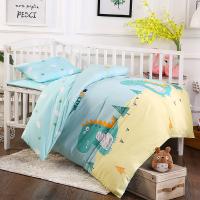 美诺辰 婴童六件套婴儿床可用整张棉花填充可水洗套件幼儿园全棉印花婴童六件套