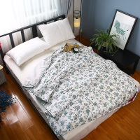 美诺辰全棉印花防辐射盖毯 孕妇防辐射盖被纯棉毯子 金属纤维可水洗防辐射被子150x200cm