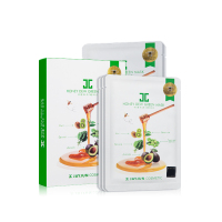 JAYJUN捷俊绿蔬蜂蜜面膜25ml*10片 韩国补水保湿修护面膜贴