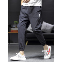 三弦(LA CORDE)100%棉chun春季休闲裤男士裤子韩版潮流百搭港风小脚工装裤宽松长裤男LA-MF-Z803