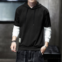 三弦(LA CORDE)2019春秋装拼色卫衣男潮流连帽时尚上衣LA-MYY-3932