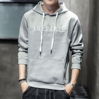 三弦(LA CORDE)2019春秋季连帽套头卫衣男印花新款潮流LA-MYY-3936