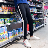 三弦(LA CORDE)2019春秋长裤韩版潮流男土修身束脚裤LA-MYY-2639