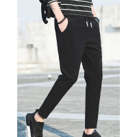 三弦(LA CORDE)2019春秋新款修身休闲裤男修身运动裤潮LA-MYY-K012