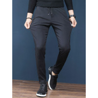 三弦(LA CORDE)春夏季男士休闲裤弹力运动裤男韩版潮流裤子宽松直筒修身小脚男裤 LA-MF-1060