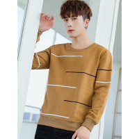 庄吉 2019春秋新款男装圆领卫衣男士休闲套头衫潮牌运动上衣LA-MD-8924