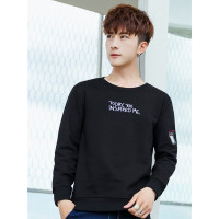 庄吉 2019新款春秋圆领宽松套头衫休闲长袖外套LA-MD-8927