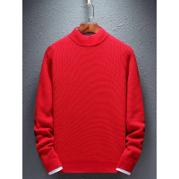 庄吉 2019春秋新款毛衣男士套头韩版潮流个性针织衫休闲毛衣JU-XH-181213