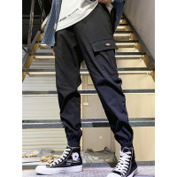 庄吉 2019春秋男士修身束脚裤休闲小脚长裤九分裤JU-AQ-9017