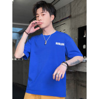 三弦(LA CORDE)2019夏季男士短袖T恤韩版潮流休闲圆领上衣LA-MD-9109