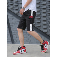 三弦(LA CORDE) 2019男士工装5分裤短裤夏季宽松裤子大裤衩男休闲裤LA-KJ-802