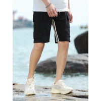 三弦(LA CORDE)2019男士夏季运动五分短裤韩版大裤衩休闲潮流沙滩LA-CH-111
