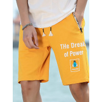 三弦(LA CORDE)2019男士夏季休闲短裤韩版潮流大码运动沙滩裤男LA-CH-113